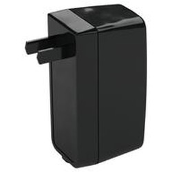 USB Power Adapter Type A (No Holes in Pins) (Black)