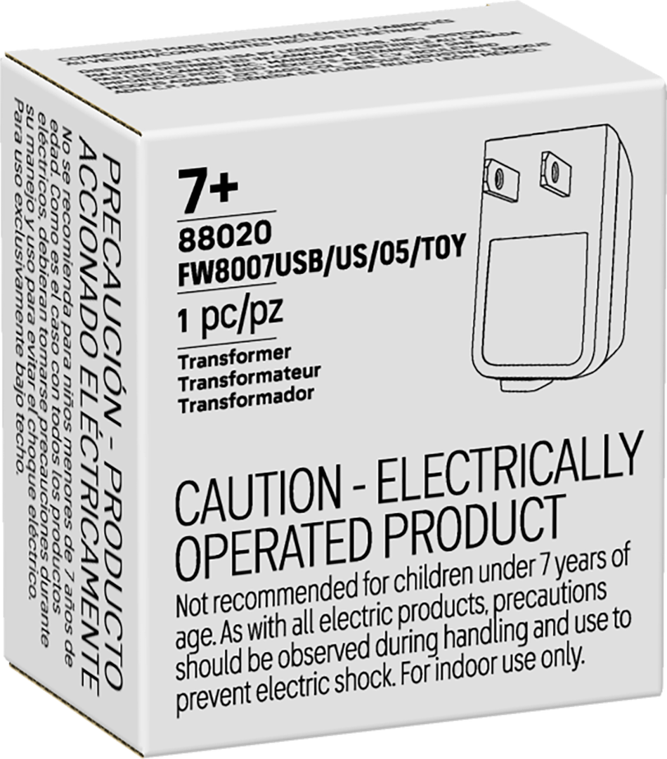 USB Power Adapter Type A (With Holes) (Black)