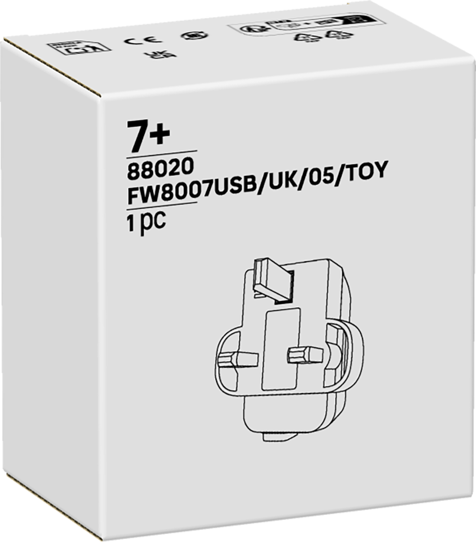 USB Power Adapter Type G (Black)