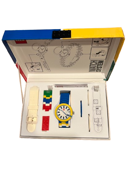 LEGO 9008016 Watch Set, Brick Blue/White box