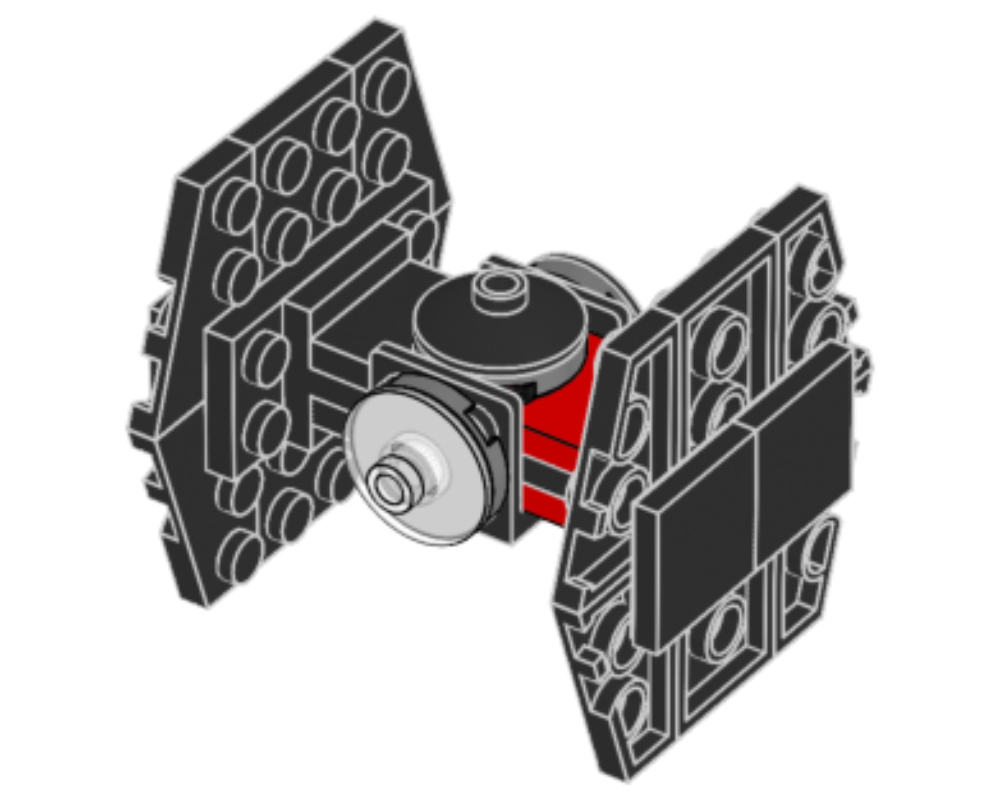 LEGO First Order SF TIE Fighter