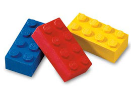 LEGO Brick Eraser Set