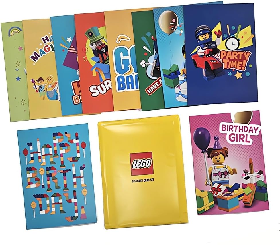 LEGO Birthday Card Set