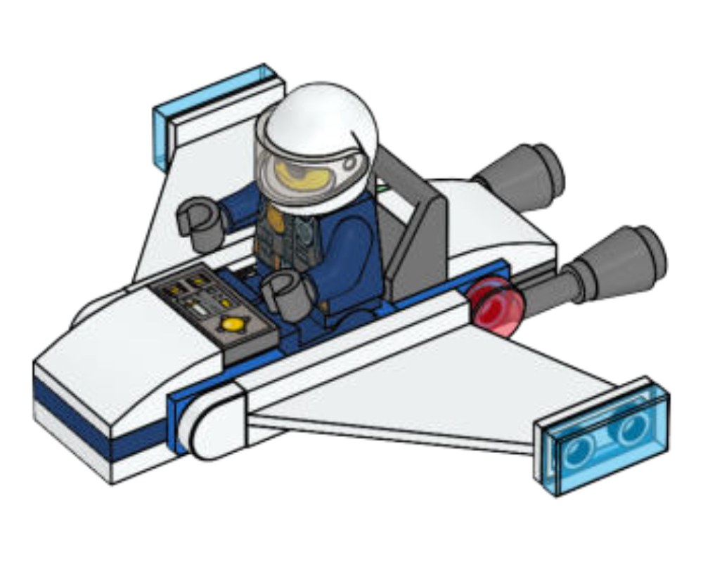 LEGO Police Officer and Jet