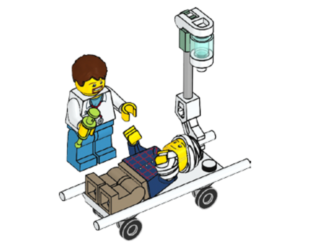 Main image of LEGO Doctor and Patient (952105-1)