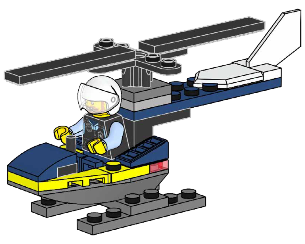 Main image of LEGO Police Helicopter (952402-1)