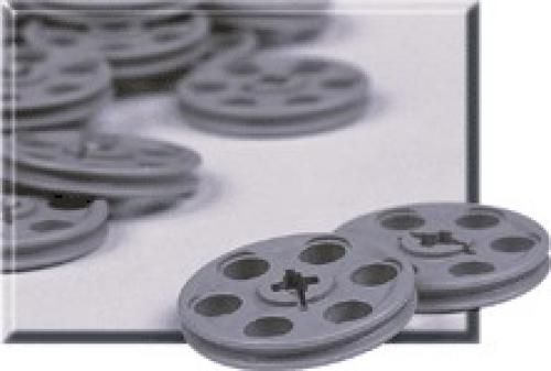 LEGO Gray Pulley Wheel (Pack of 50)