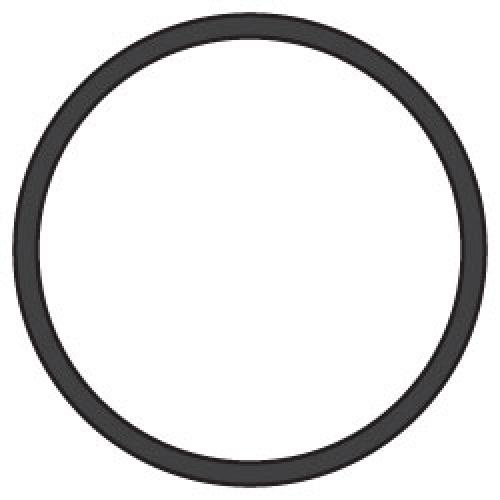 LEGO Black Bands (Pack of 50)