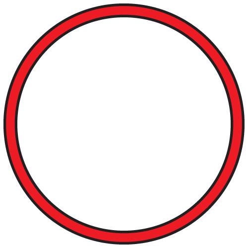 LEGO Red Bands (Pack of 25)