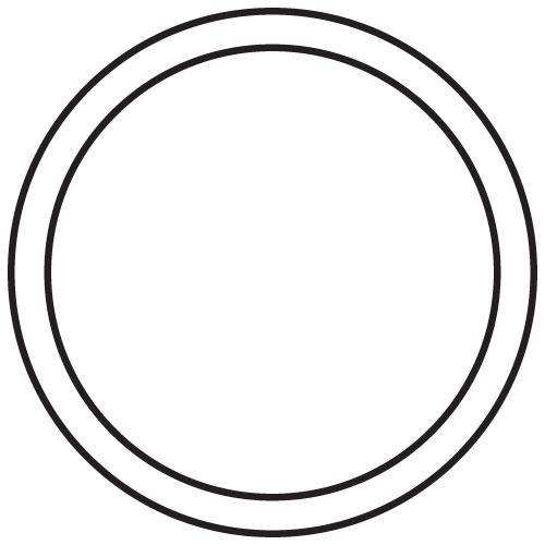 LEGO Small White Bands (Pack of 24)