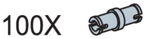 LEGO Connector Pegs (Pack of 100)