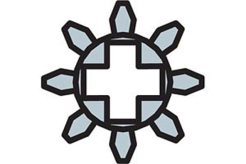 LEGO 8 Tooth Gears (Pack of 100) 'Spur' Gears