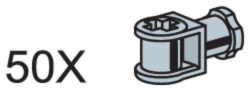 LEGO Catches with Cross Holes (Pack of 50)