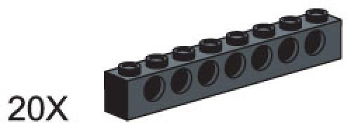 LEGO 1 x 8 Beams