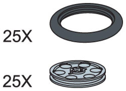 LEGO O-Ring and Pulley Wheels