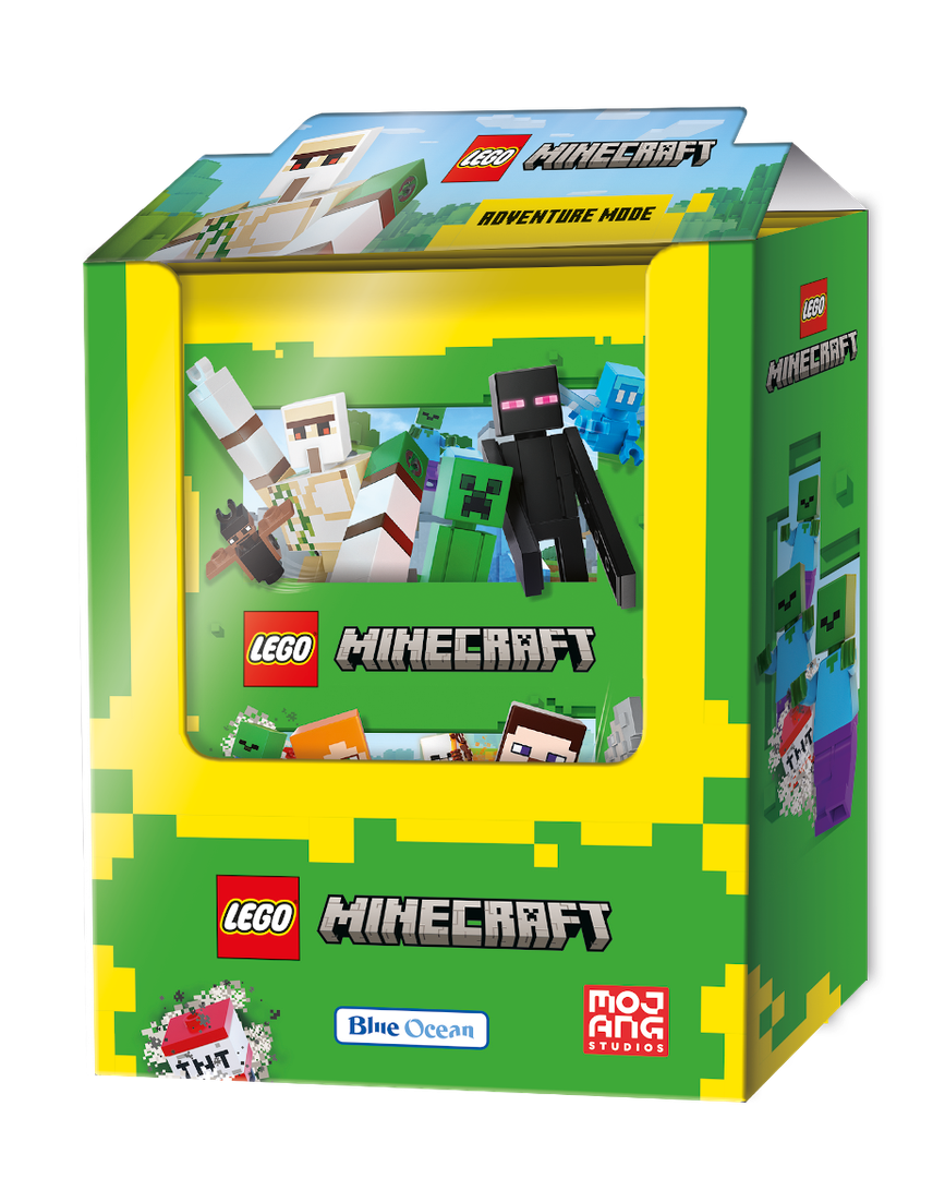 LEGO Minecraft Sticker Collection: Adventure Mode - Sealed Box (36 Packs)