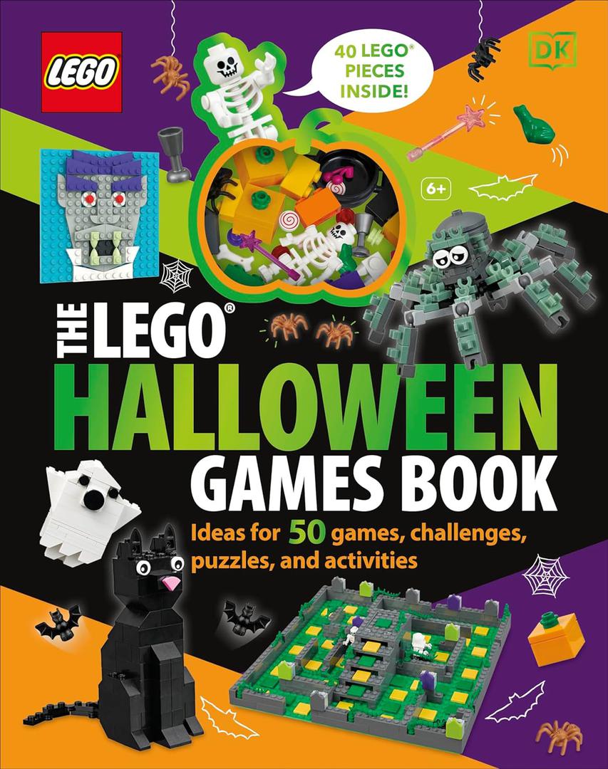 Main image of LEGO The LEGO Halloween Games Book (9780241657942-1)