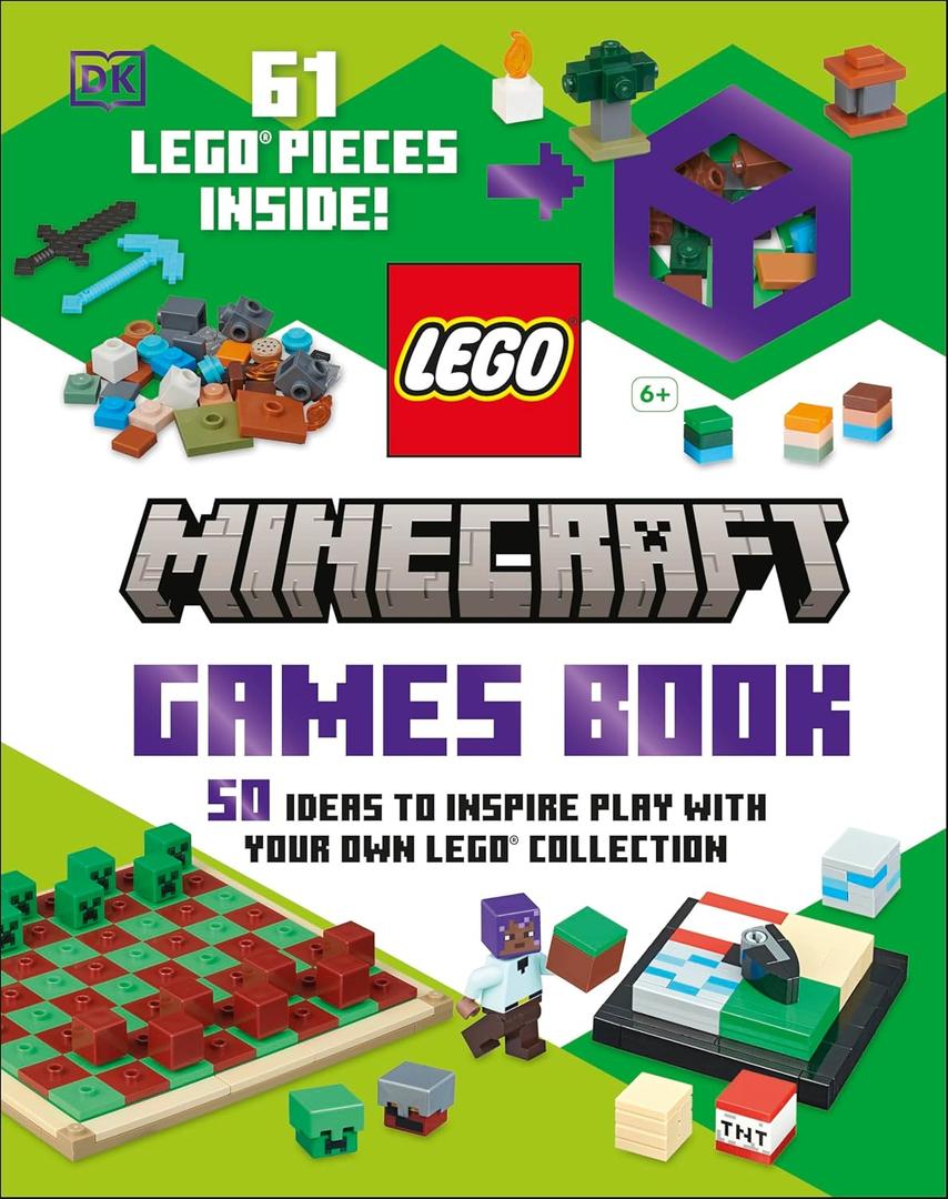 LEGO Książki - Minecraft: Games Book: 50 Fun Ideas to Play with Your LEGO Collection!