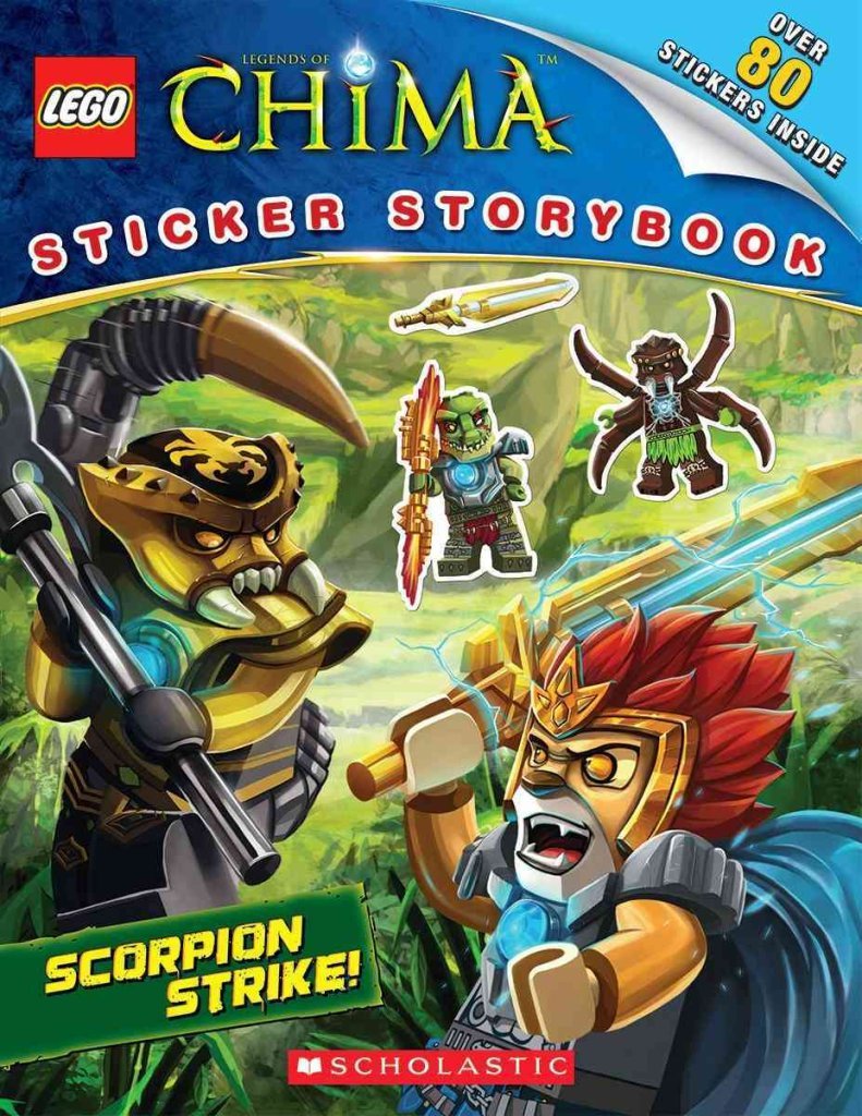 LEGO Książki - Legends of Chima: Scorpion Strike: Sticker Storybook