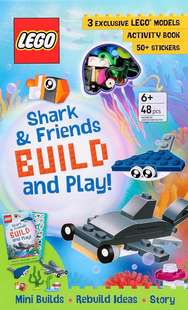 LEGO set 9780794454418-1 Shark & Friends Build and Play - Image 1