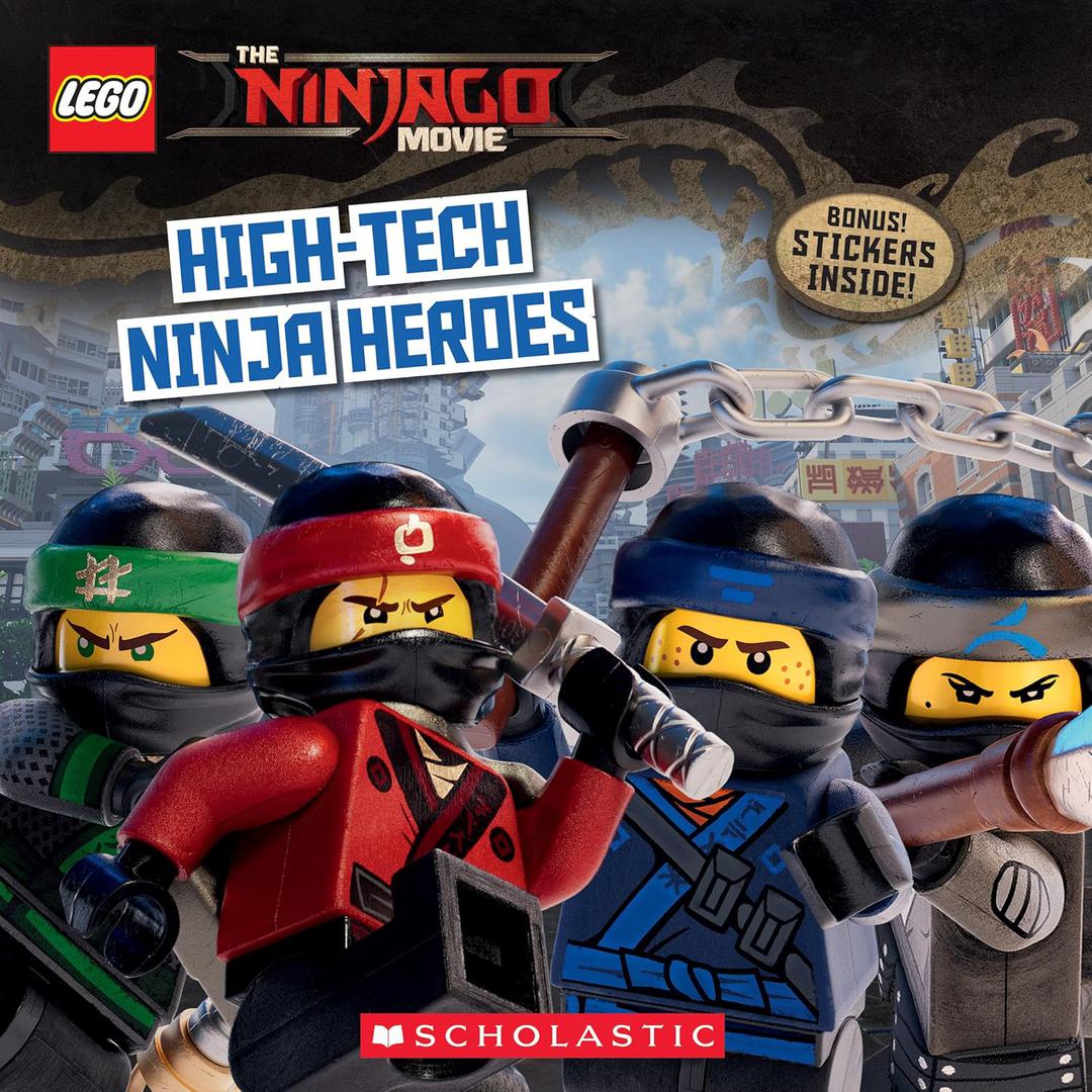 Main image of LEGO The LEGO Ninjago Movie: High-Tech Ninja Heroes (9781338139686-1)