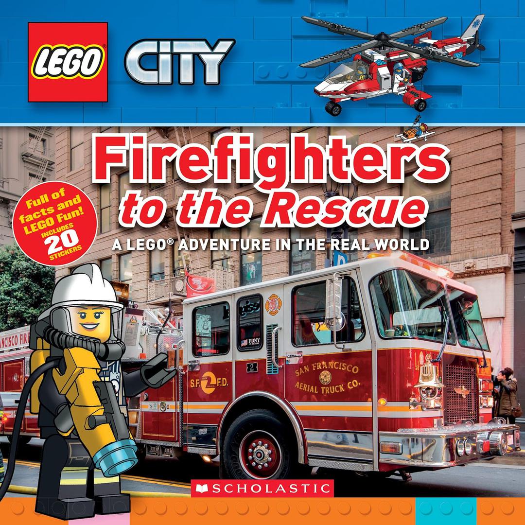 LEGO Książki - City: Firefighters to the Rescue: A LEGO Adventure in the Real World