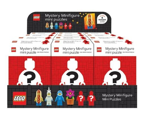 LEGO Mystery Minifigure Mini Puzzle (Red Edition) - 12 Pack