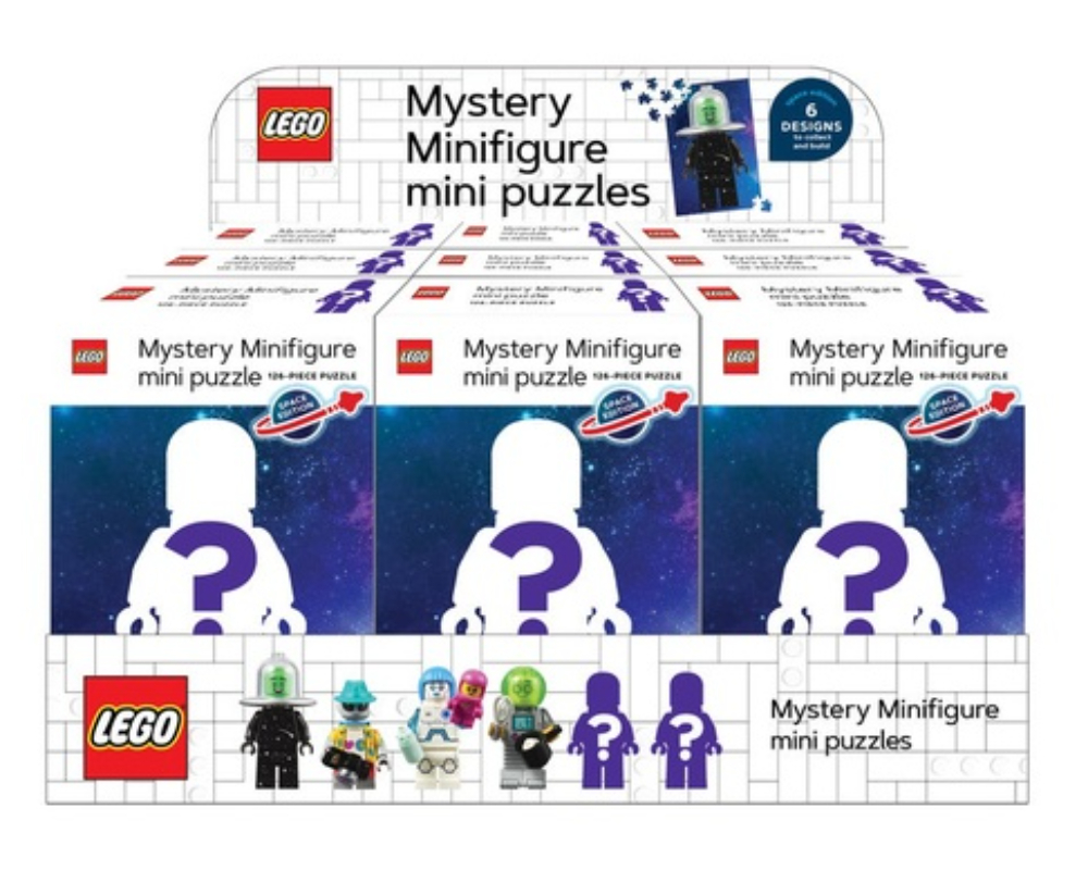 Mystery Minifigure Mini Puzzle (Space Edition) - 12 Pack