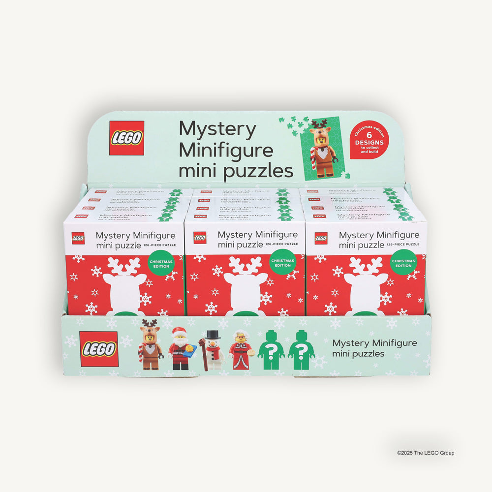 LEGO 9781797233086 Mystery Minifigure Mini Puzzle (Christmas Edition) - 12 Pack