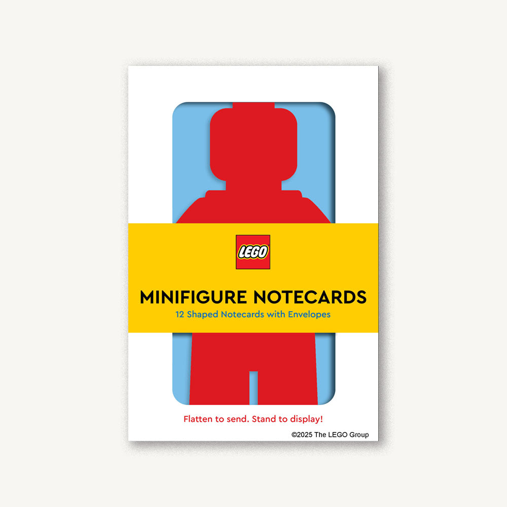 LEGO Gear - Minifigure Notecards: 12 Shaped Notecards with Envelopes