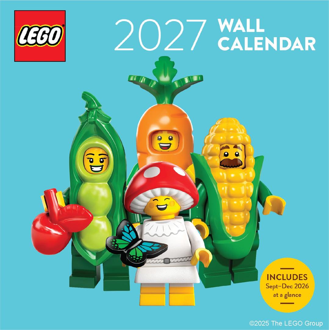 LEGO 9781797240282 2027 Wall Calendar