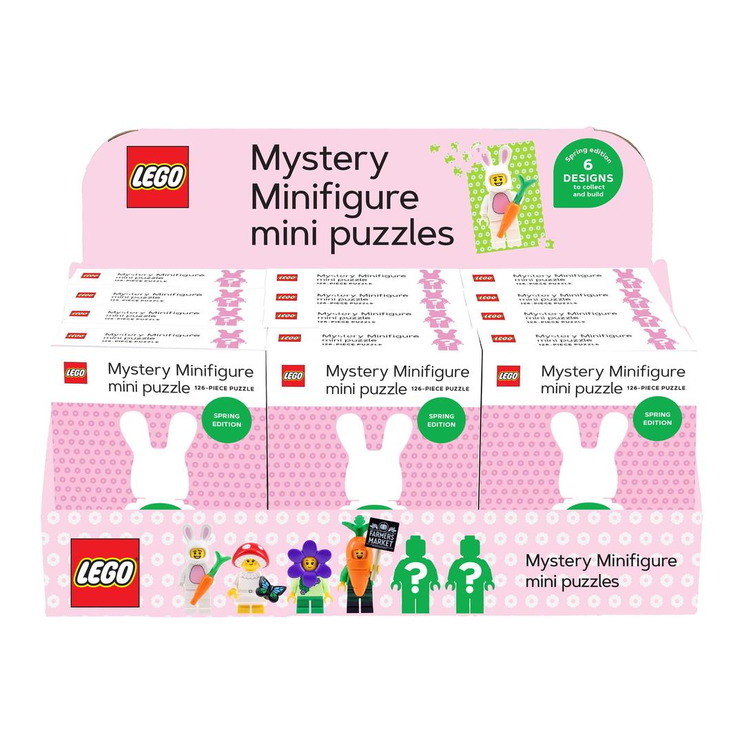 LEGO 9781797243153 Mystery Minifigure Mini Puzzle (Springtime Edition) - 12 Pack box