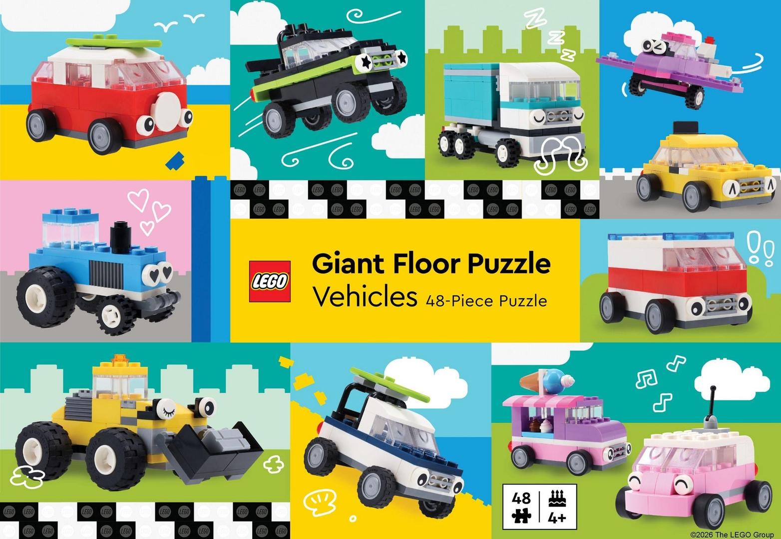 LEGO Giant Floor Puzzle: Vehicles