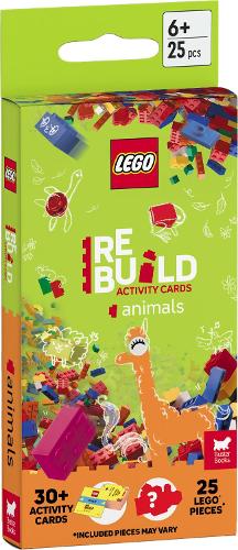 Main image of LEGO ReBuild Activity Cards: Animals (9781837250622-1)