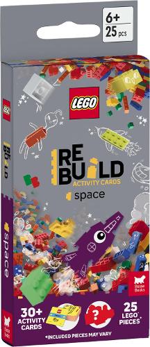 Main image of LEGO ReBuild Activity Cards: Space (9781837250646-1)