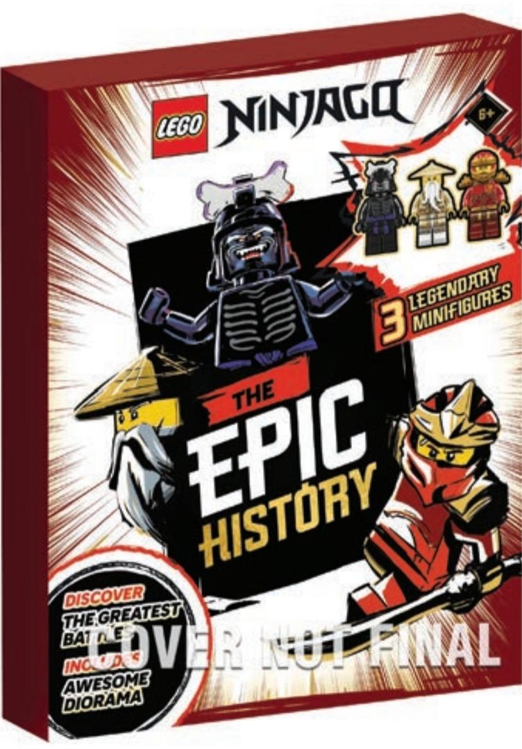 LEGO 9781837251995 Ninjago: The Epic History Activity Box