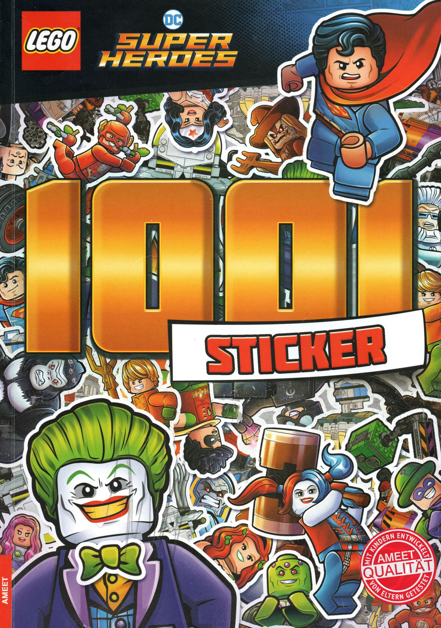 LEGO DC Comics Super Heroes: 1001 Stickers Heroes vs Villains