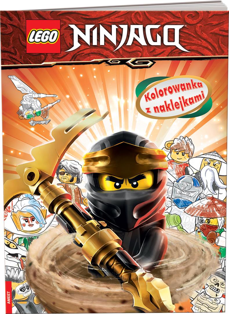 LEGO Ninjago: Kolorowanka z Naklejkami