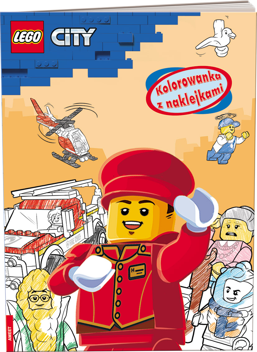 LEGO City: Kolorowanka z naklejkami