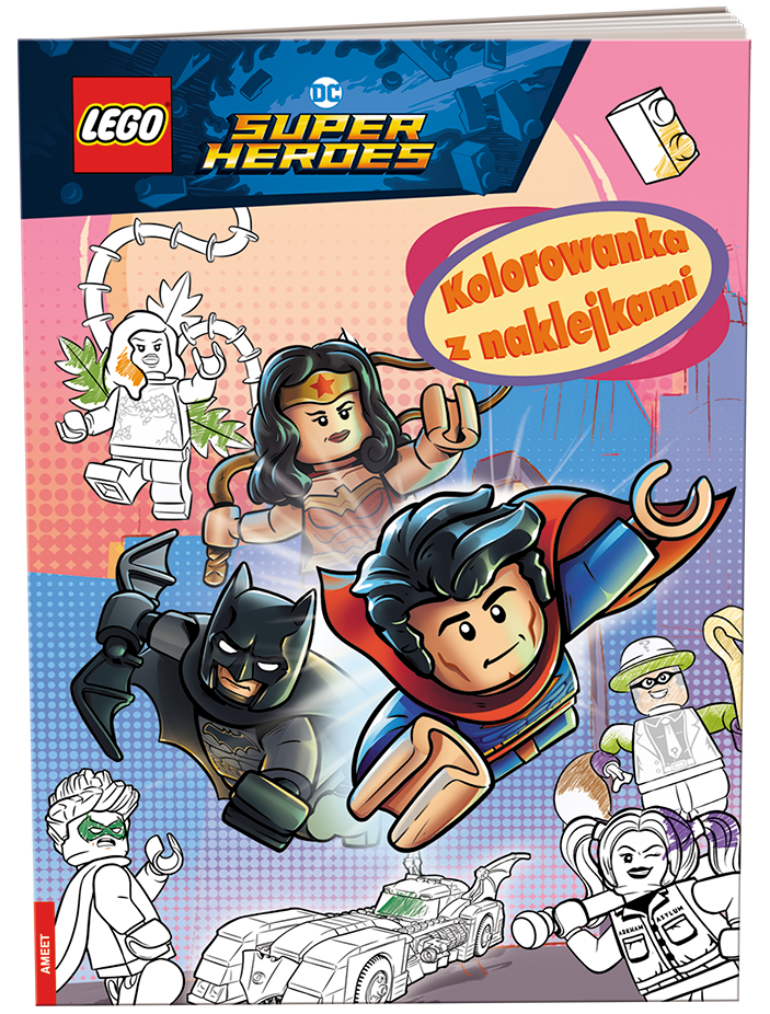 LEGO DC Comics Super Heroes: Kolorowanka z Naklejkami