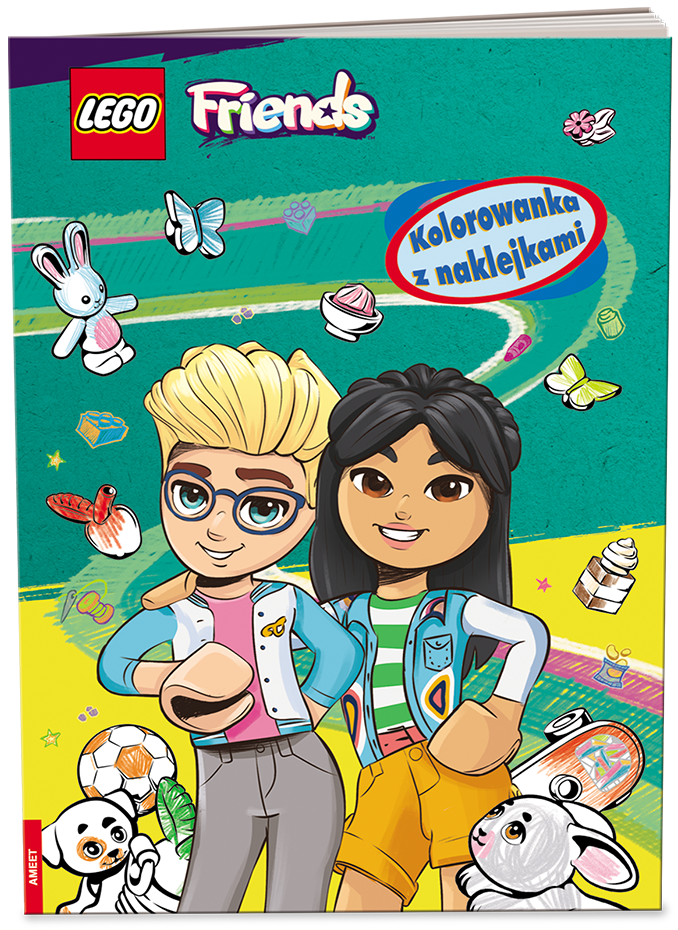 LEGO Friends: Kolorowanka z Naklejkami