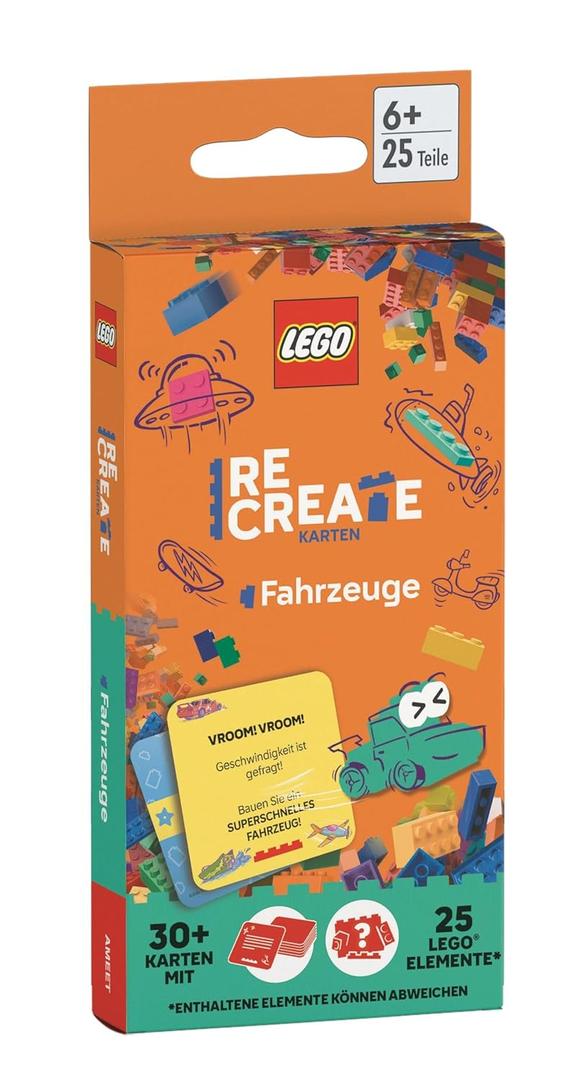 LEGO set 9788325348304-1 ReCreate Activity Cards: Vehicles - Image 1