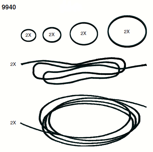 Main image of LEGO Rubber Bands and String (9940-1)