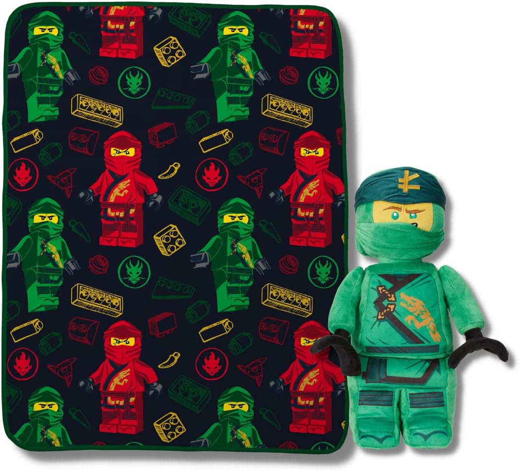 LEGO NINJAGO Throw and Lloyd Plush Set