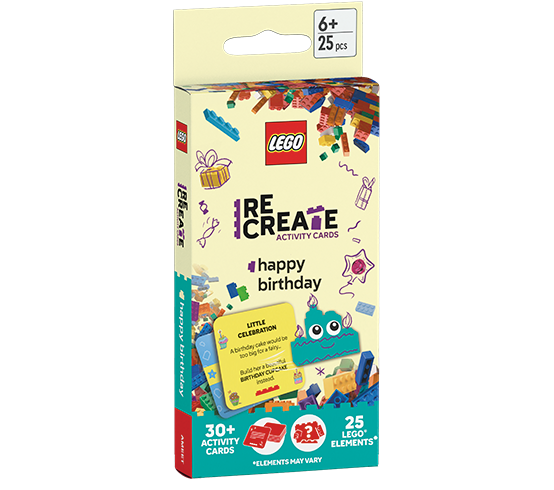 LEGO set ACP6611-1 ReCreate Activity Cards: Happy Birthday - Image 1