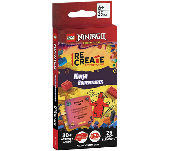 LEGO Gear - Ninjago: Dragons Rising: ReCreate: Activity Cards: Ninja Adventures