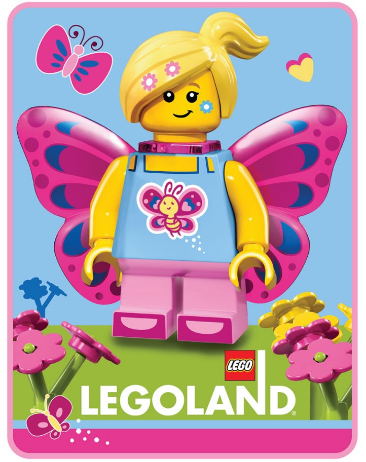 LEGO LEGOLAND Butterfly Beauty Throw