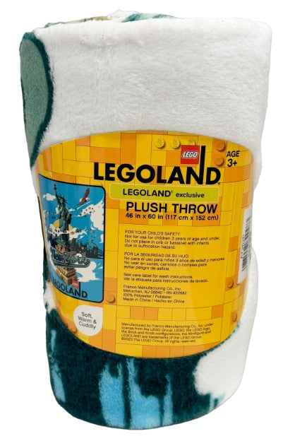 LEGOLAND Statue of Liberty Plush Throw (AT262P-1)