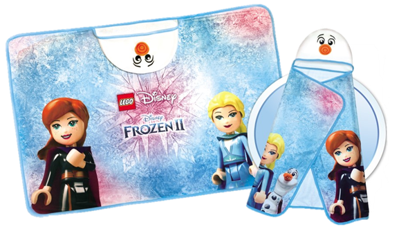 LEGO Frozen Hooded Blanket