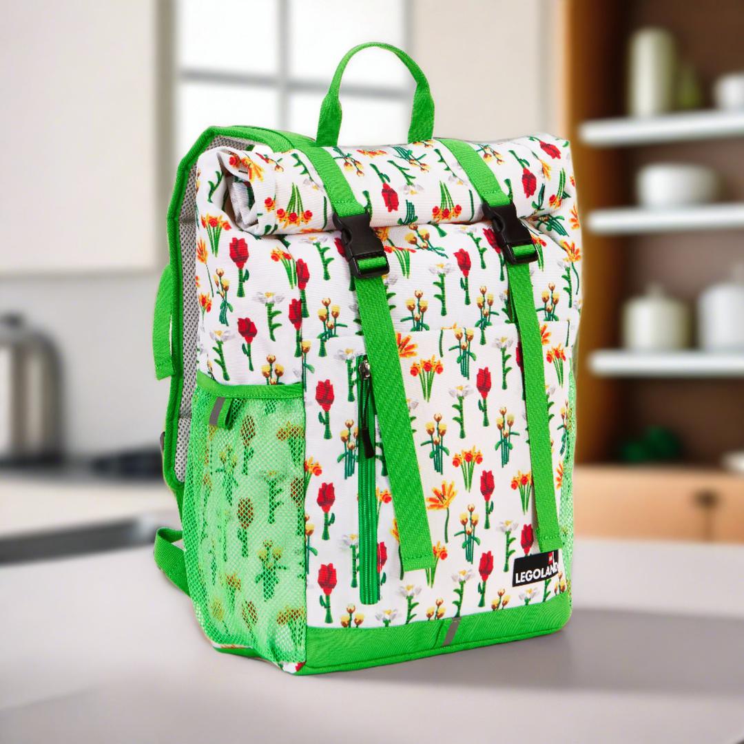 LEGO Flower Roll Top Backpack